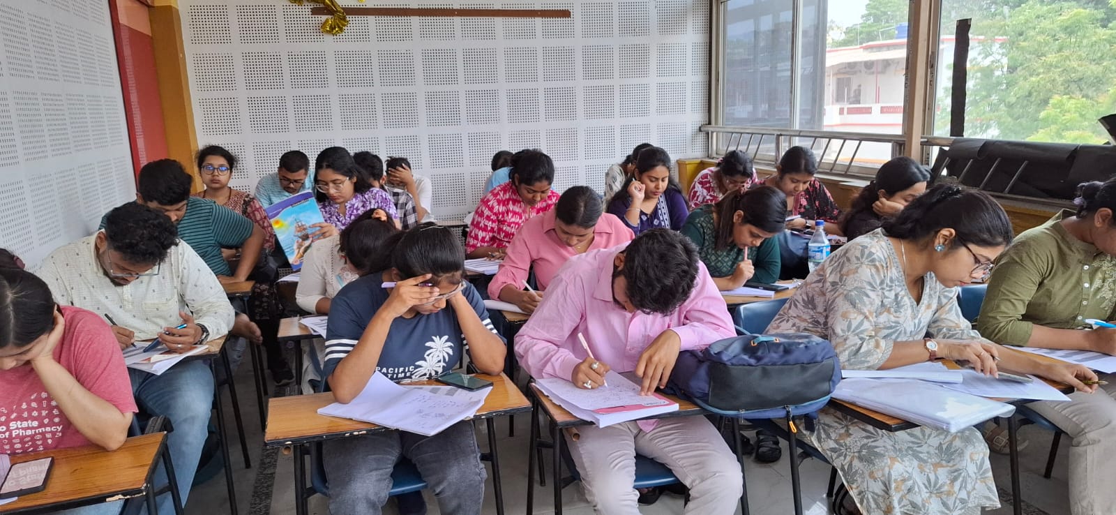 Zenith Biology students writing a classroom test